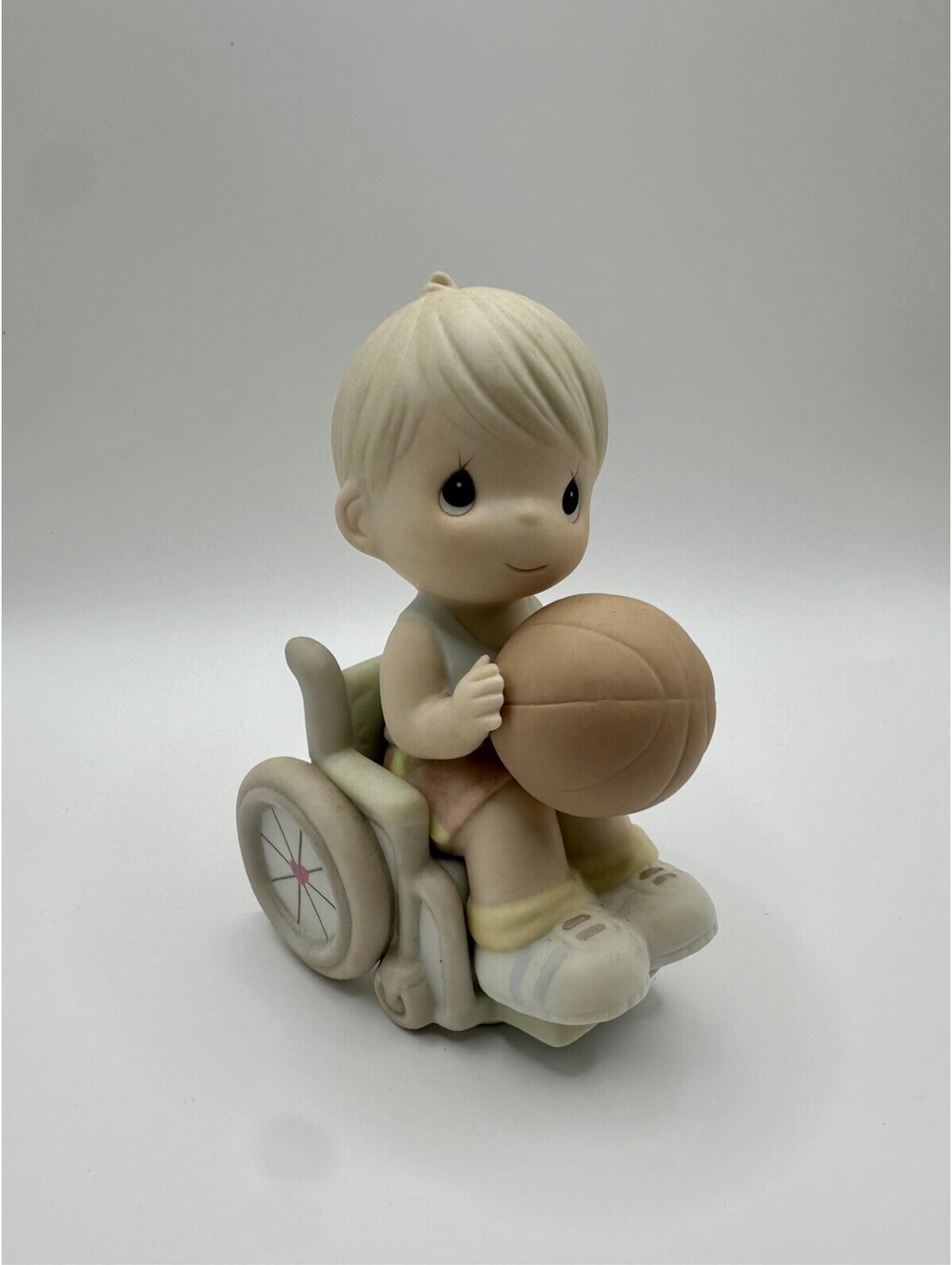 Precious Moments "Give Ability a Chance" Wheelchair / Basketball Figure - 192368